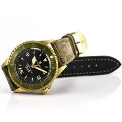 Steinhart Watches Ocean One Bronze Green Diver Watch