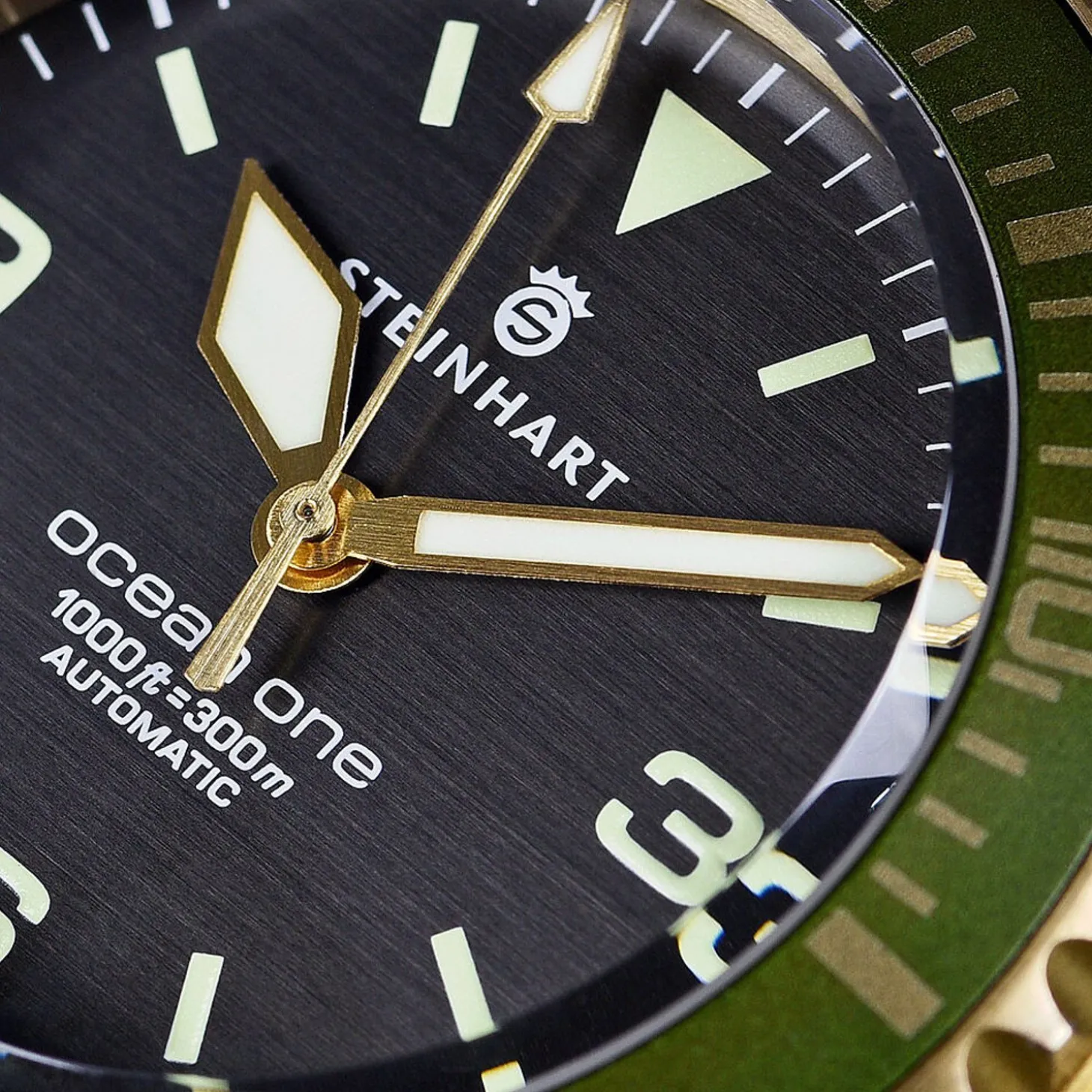 Steinhart Watches Ocean One Bronze Green Diver Watch