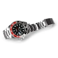 Steinhart Watches Ocean One Gmt Black-Red Ceramic Diver Watch