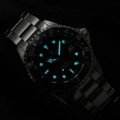 Steinhart Watches Ocean One Gmt Black-Red Diver Watch