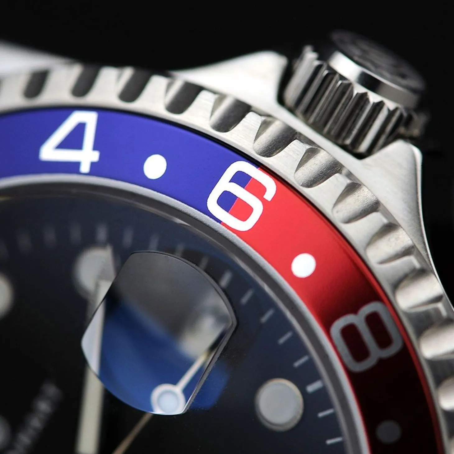 Steinhart Watches Ocean One Gmt Blue-Red Diver Watch