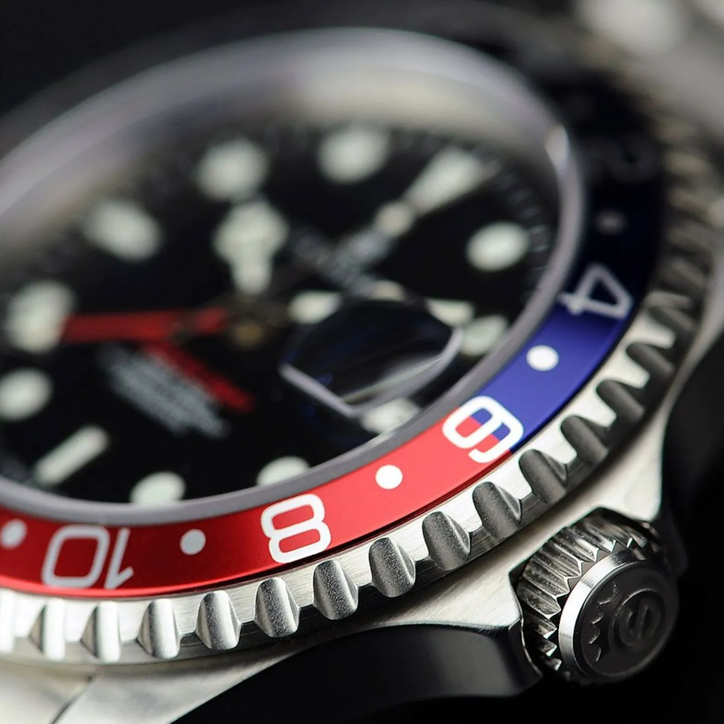 Steinhart Watches Ocean One Gmt Blue-Red Diver Watch
