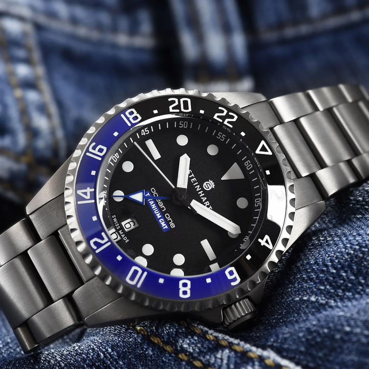 Steinhart Watches Ocean One Gmt Titan Premium Ceramic