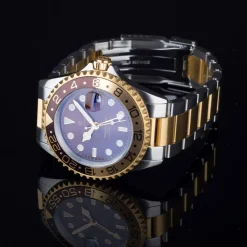 Steinhart Watches Ocean One Gmt Two- Tone Chocolate Diver Watch