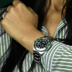 Steinhart Watches Ocean One Green Ceramic Diver Watch