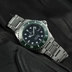 Steinhart Watches Ocean One Green Ceramic Diver Watch