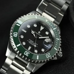 Steinhart Watches Ocean One Green Ceramic Diver Watch