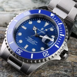 Steinhart Watches Ocean One Premium Blue Ceramic Diver Watch