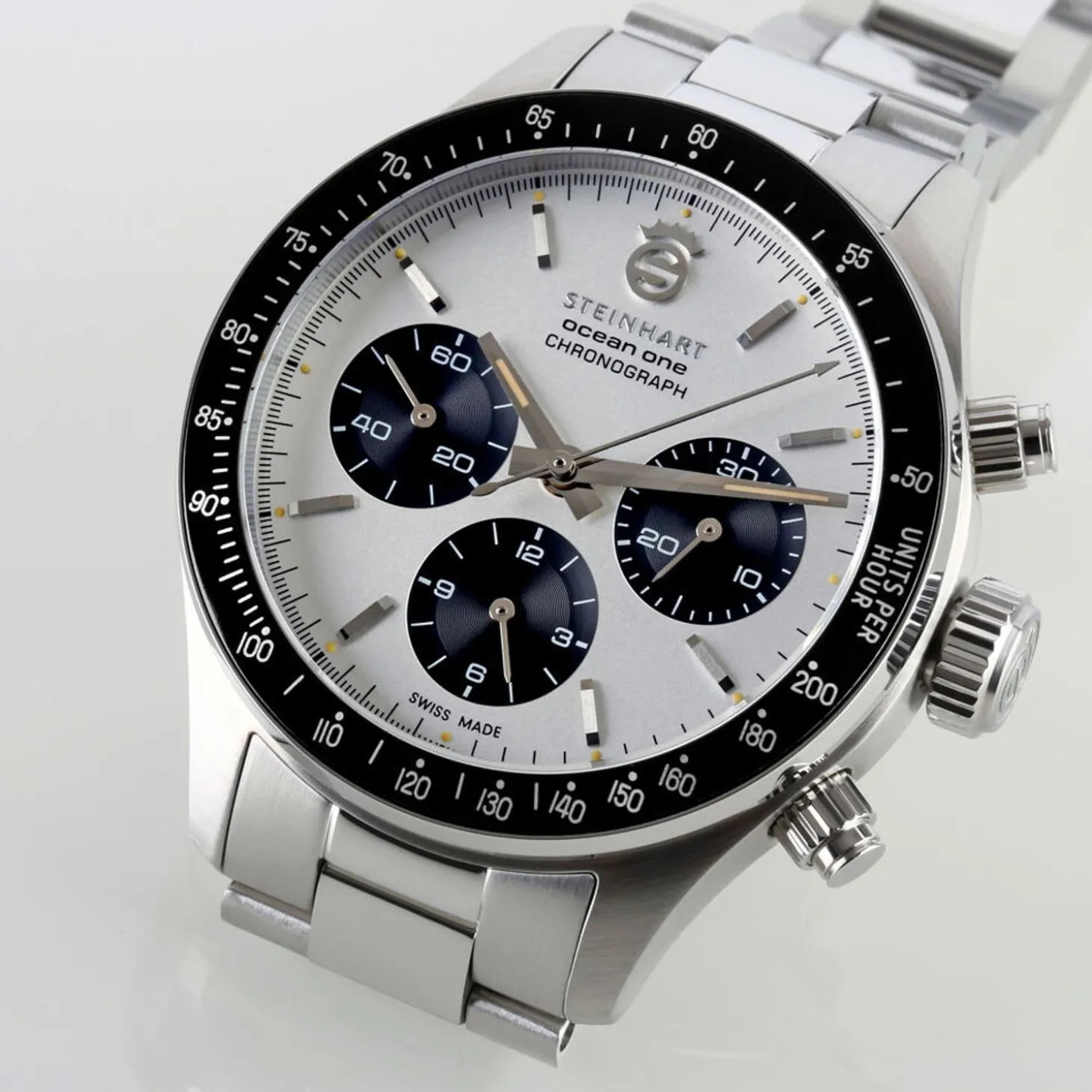 Steinhart Watches Ocean One Vintage Chronograph Ii Silver