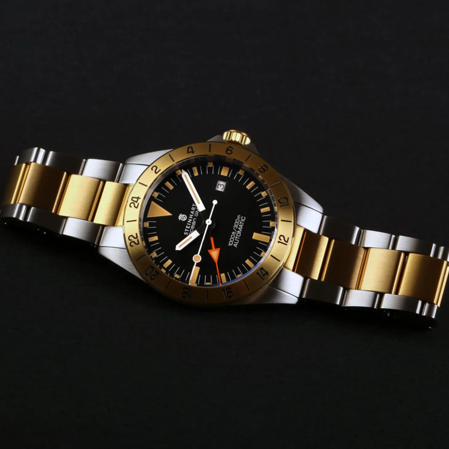 Steinhart Watches Ocean One Vintage Gmt Two-Tone