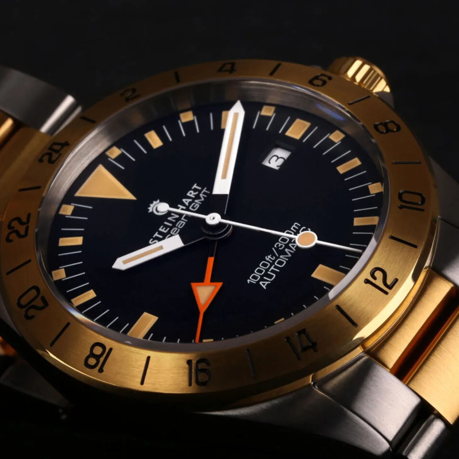 Steinhart Watches Ocean One Vintage Gmt Two-Tone