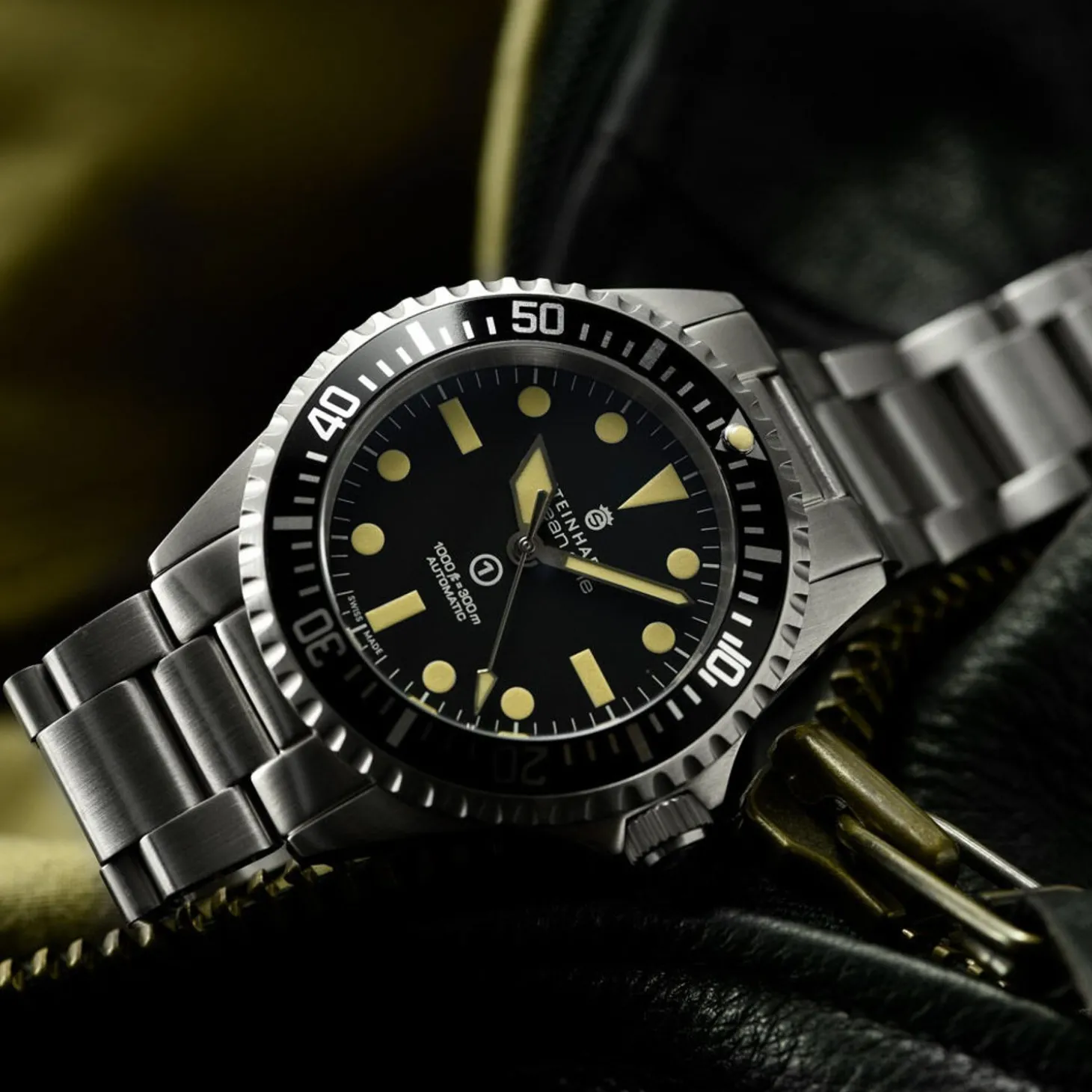 Steinhart Watches Ocean One Vintage Military Diver Watch