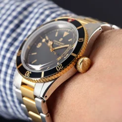Steinhart Watches Ocean One Vintage Two-Tone Diver Watch