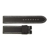 Steinhart Watches Rubber Strap Black For Ocean 2, Size L, White Stitching