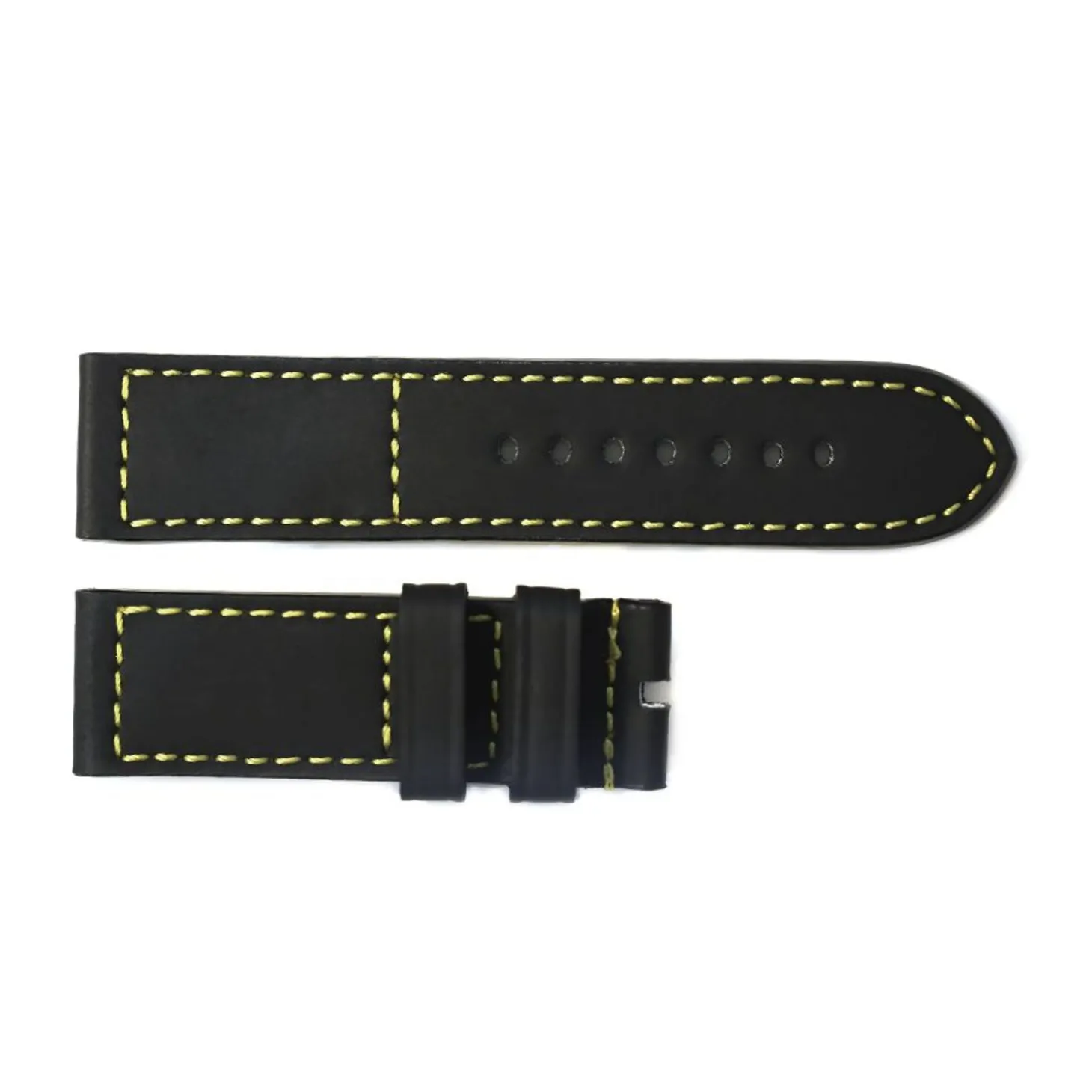 Steinhart Watches Rubber Strap Black With Yellow Stitching Size M