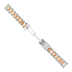 Steinhart Watches Stainless Steel Bracelet Two-Tone 22/18 For Ocean One Without Endlinks