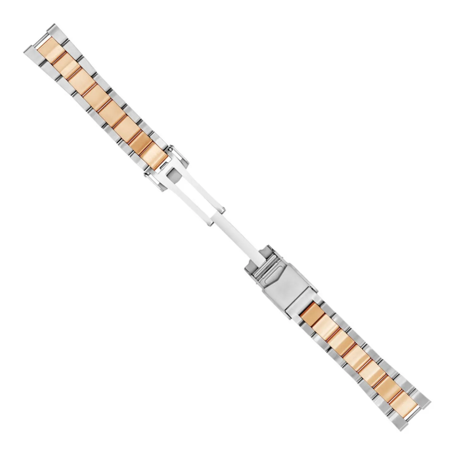 Steinhart Watches Stainless Steel Bracelet Two-Tone 22/18 For Ocean One Without Endlinks