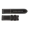 Steinhart Watches Strap Black Old Vintage, White Stitching, Size S