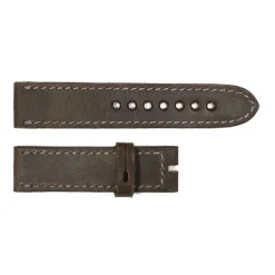 Steinhart Watches Strap Dark Brown With Grey Stitching Size M