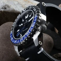 Steinhart Watches Traveller Gmt Blue Diver Watch