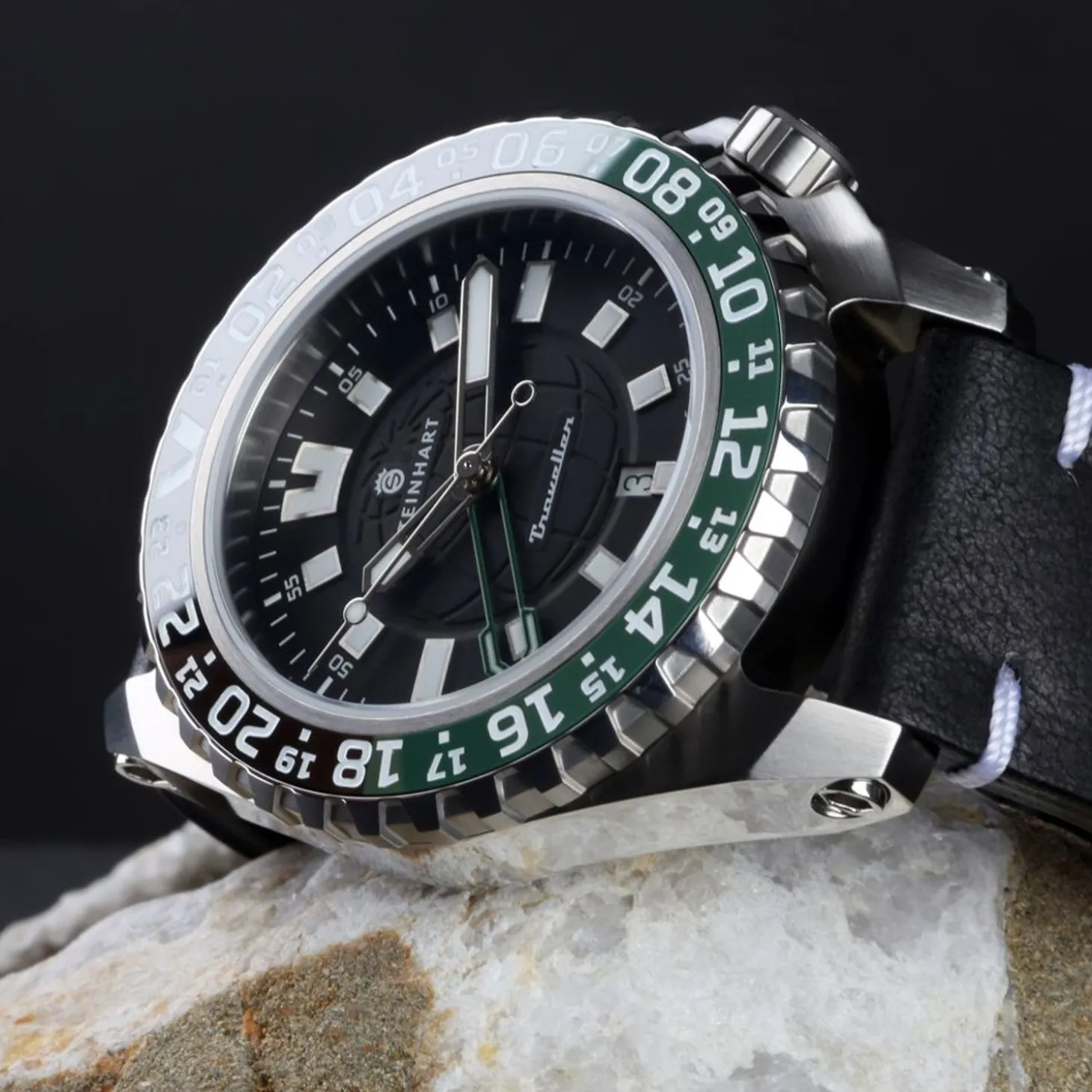 Steinhart Watches Traveller Gmt Green Diver Watch