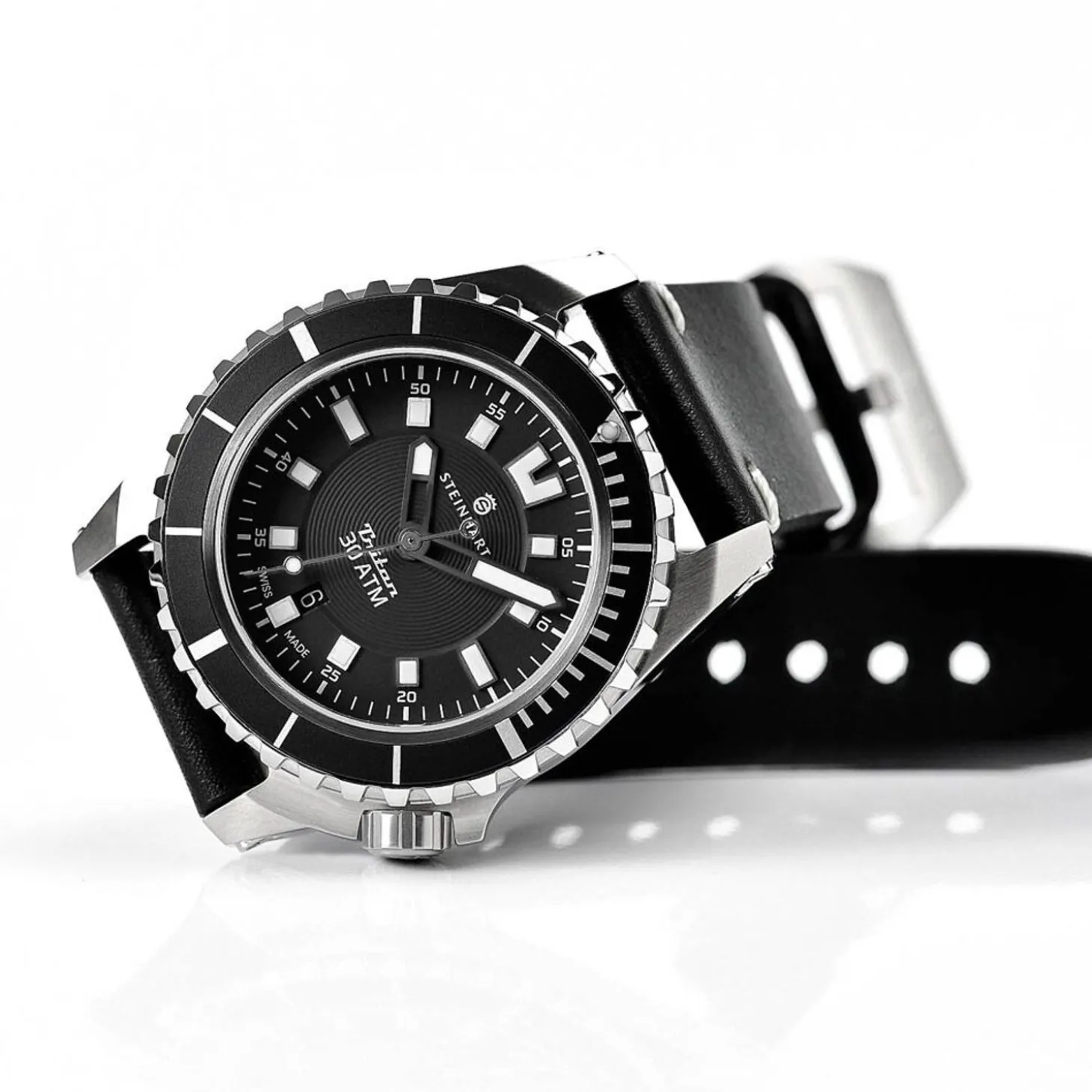 Steinhart Watches Triton 30 Atm Black Diver Watch