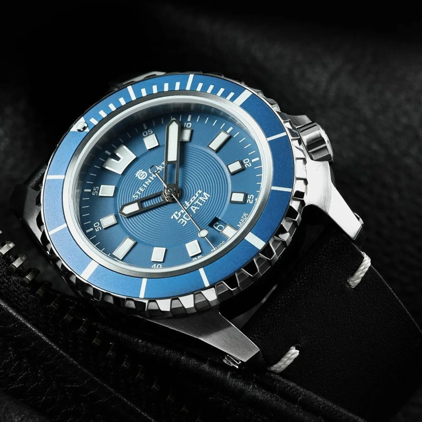 Steinhart Watches Triton 30 Atm Blue Diver Watch