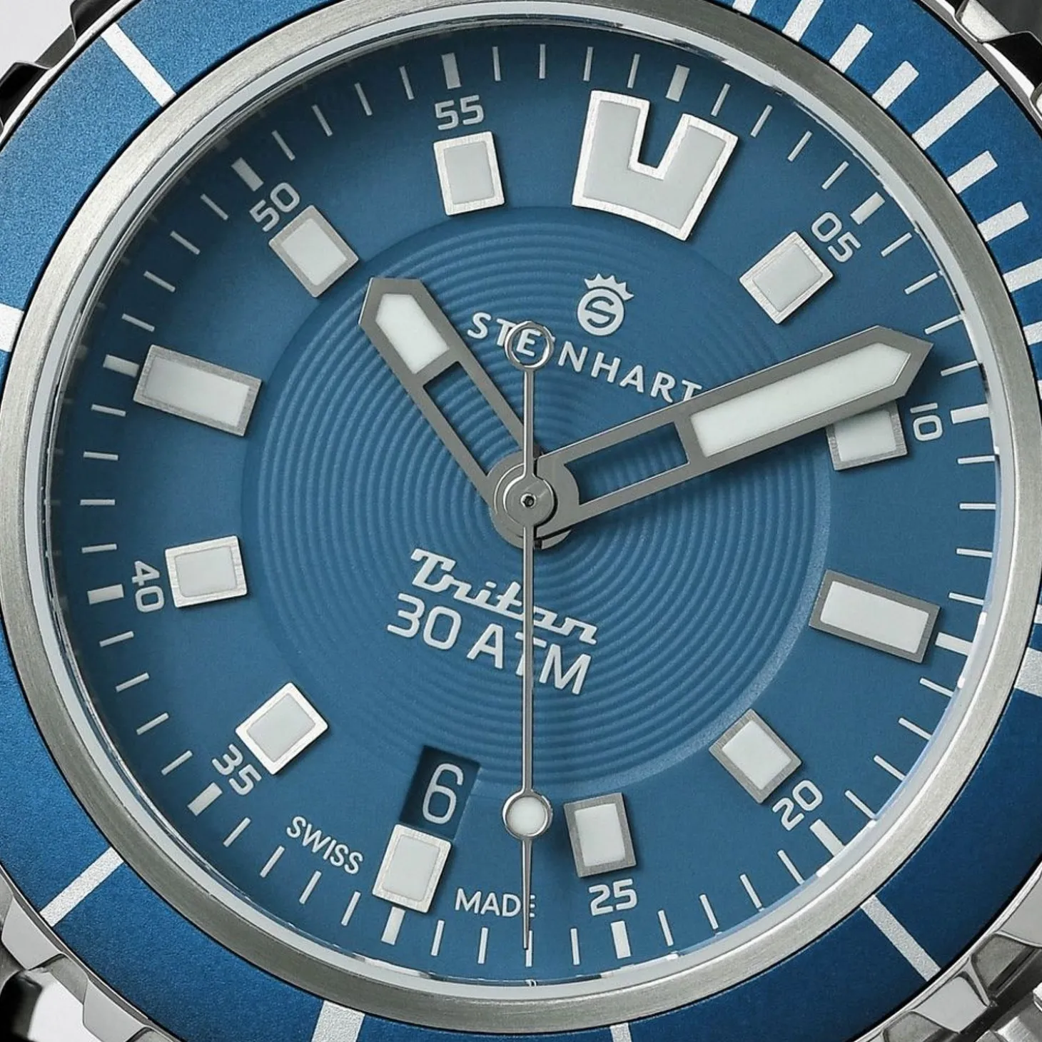 Steinhart Watches Triton 30 Atm Blue Diver Watch