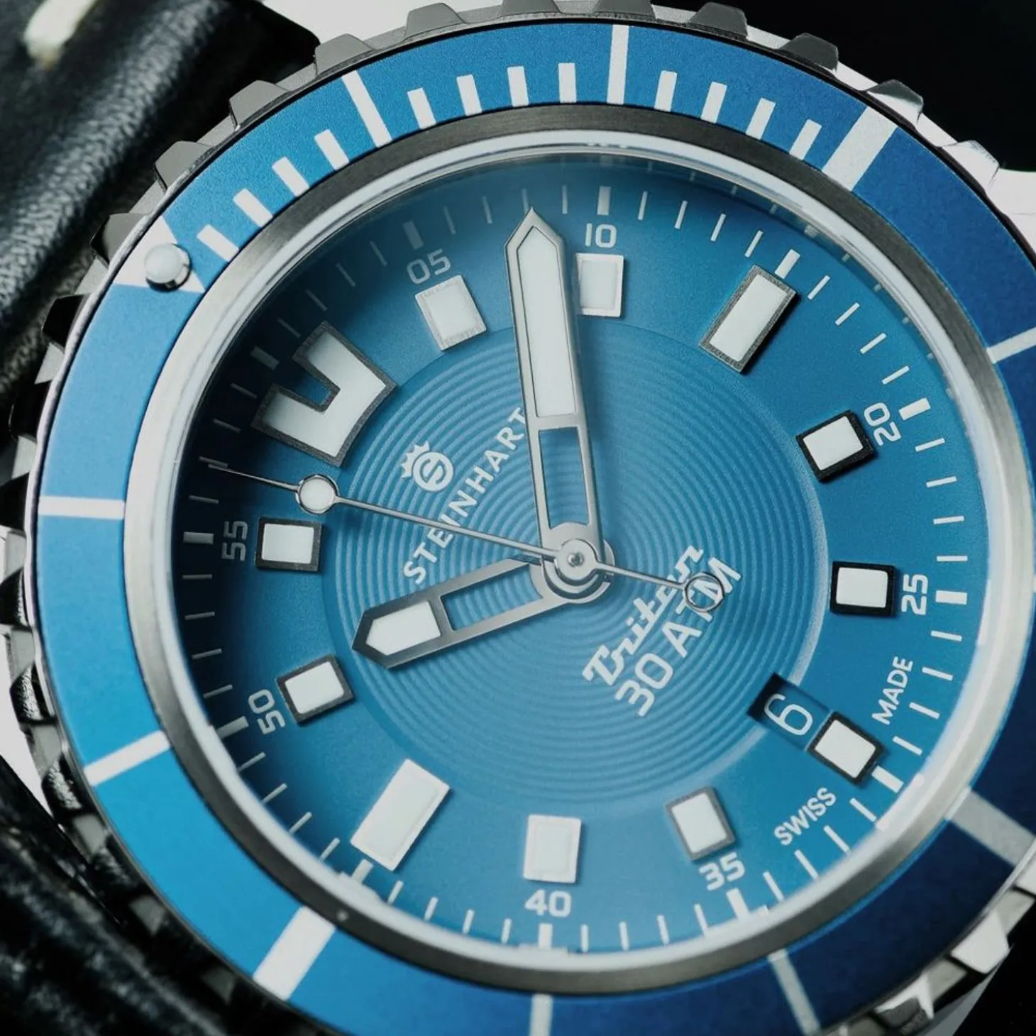 Steinhart Watches Triton 30 Atm Blue Diver Watch